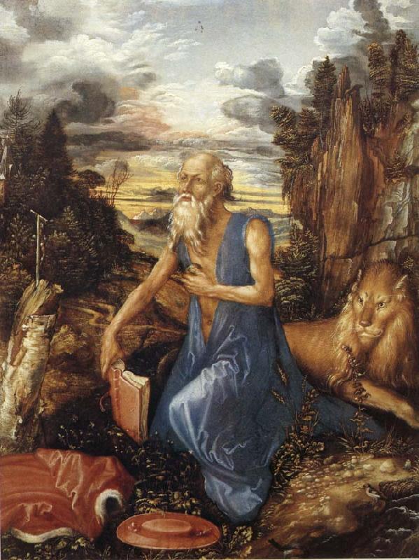 Albrecht Durer The Penance of St.Jerome Germany oil painting art